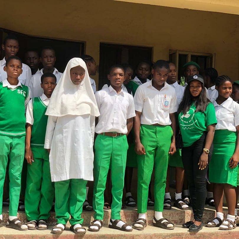 Group photo of SFG students